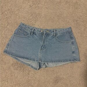 Classic Blue Denim Mini Skirt